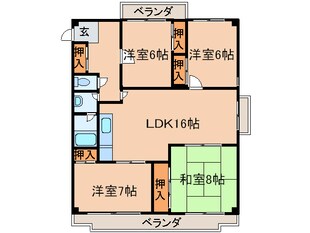 フェニックス堀川の物件間取画像